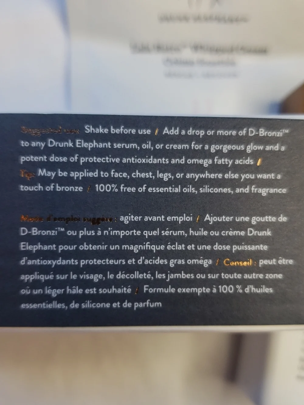 Drunk Elephant D-Bronzi Anti-Pollution Sunshine Drops  1 oz  30 ml Full Size
